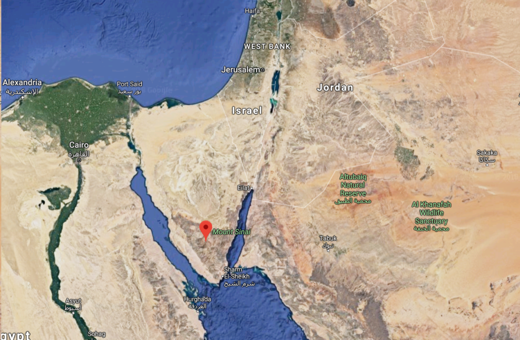 The Real Mount Sinai? Restitutio