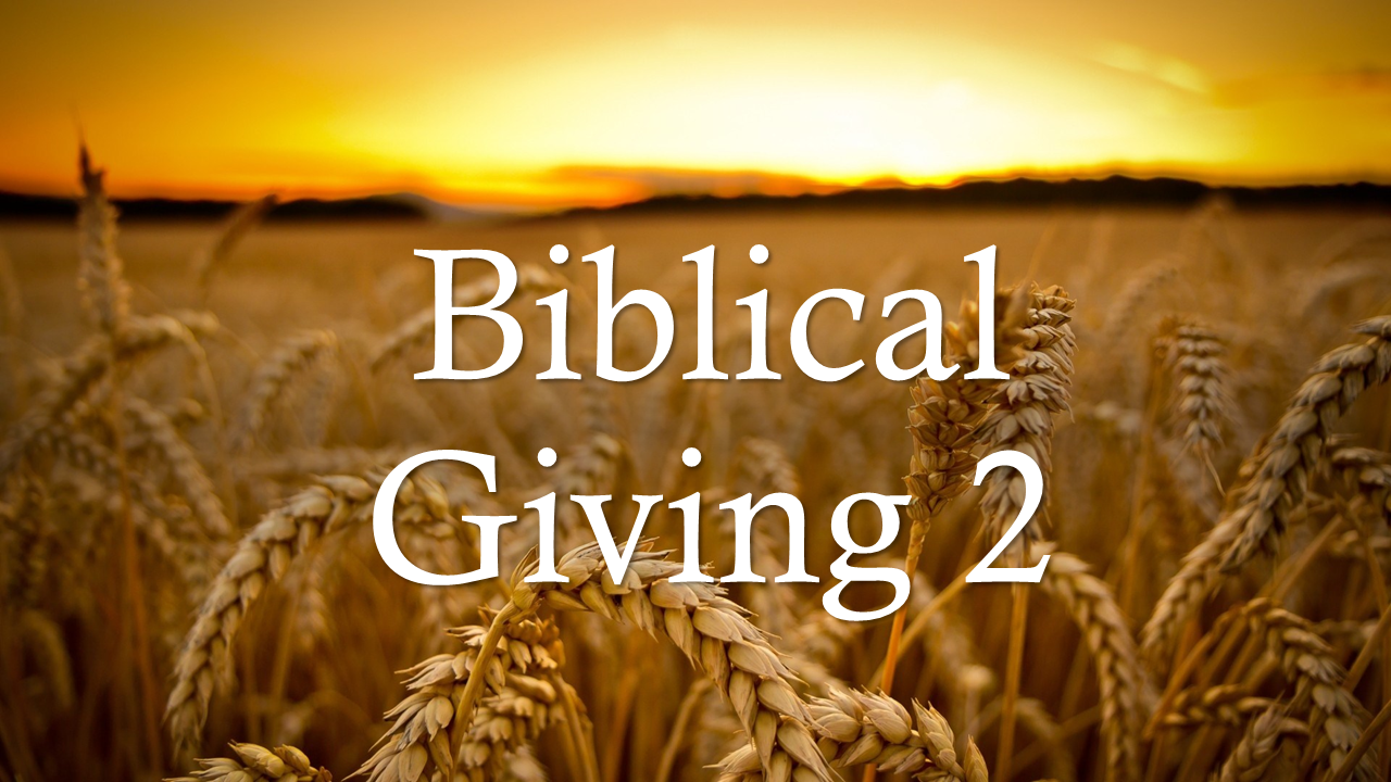 385 Giving in the New Testament (Will Barlow) thumbnail